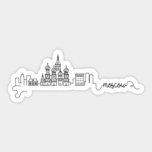 Moscow City Signature Sticker